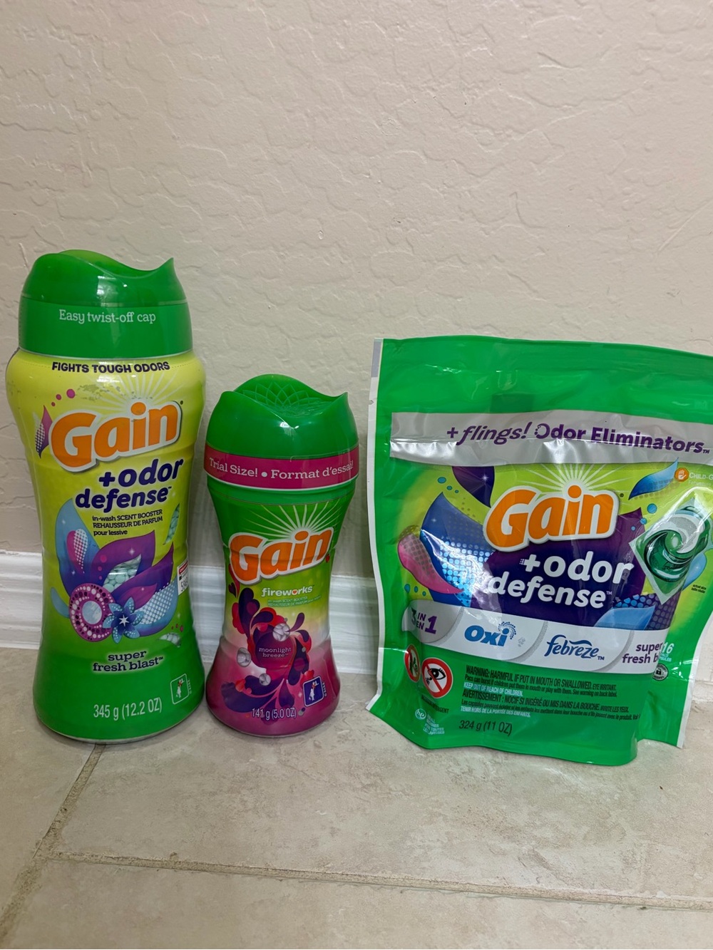 Gain Laundry Care Bundle - Green
